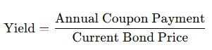 bond yields formula